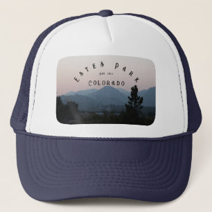 Rocky Mountains von Estes Park Truckerkappe