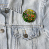 Rocky Mountains-Wildblumen Button (Beispiel)