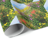 Rocky Mountains-Wildblumen Geschenkpapier (Rolleneckpunkt)