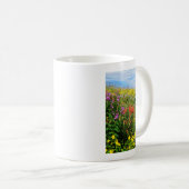 Rocky Mountains-Wildblumen Kaffeetasse (VorderseiteRechts)