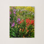 Rocky Mountains-Wildblumen Puzzle (Vertikal)