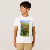 Rocky Mountains-Wildblumen T-Shirt (Vorne ganz)
