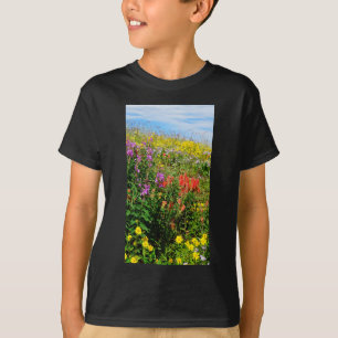 Rocky Mountains-Wildblumen T-Shirt
