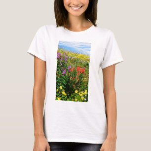 Rocky Mountains-Wildblumen T-Shirt