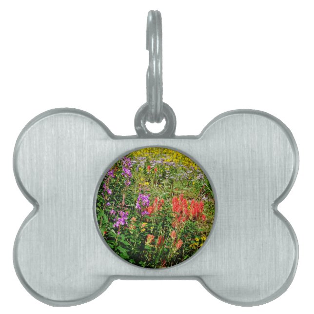 Rocky Mountains-Wildblumen Tiermarke (Vorderseite)