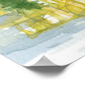 Rocky Mountains Winterschnee Colorado Poster (Ecke)