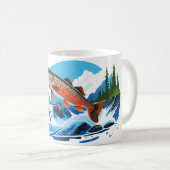 Rocky Mountin Wild Trout Stream Kaffeetasse (VorderseiteRechts)