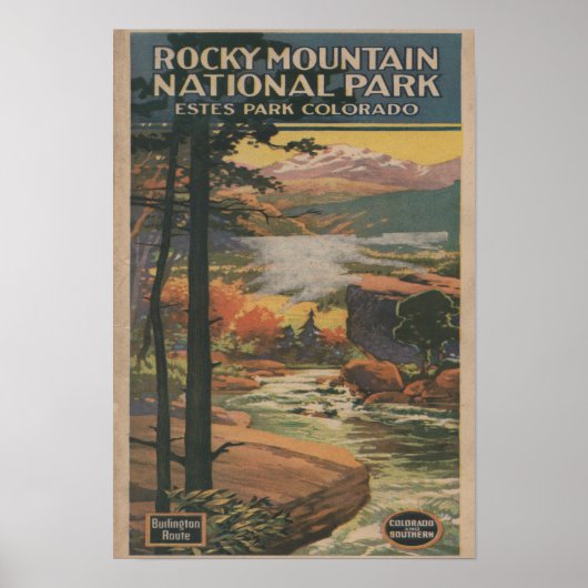 Rocky Mt. Nat'l Park Brochure # 2 Poster (Vorne)