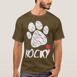 Rocky My Dog Rocky I Liebe My Hund Rocky Puppy Lie T-Shirt