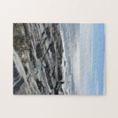 Rocky New England Coastline Maine Beach Foto Puzzle (Horizontal)
