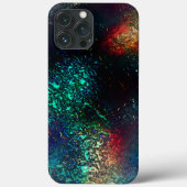 Rocky- oder Aluminiumfolie unter blauem und rotem  Case-Mate iPhone Hülle (Rückseite)