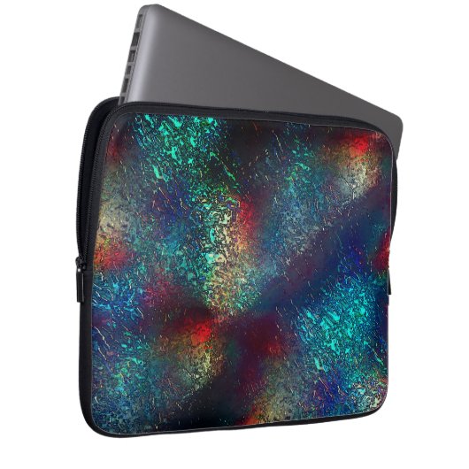 Rocky- oder Aluminiumfolie unter blauem und rotem Laptopschutzhülle (Vorne Rechts)