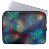 Rocky- oder Aluminiumfolie unter blauem und rotem Laptopschutzhülle (Vorderseite)