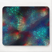 Rocky- oder Aluminiumfolie unter blauem und rotem Mousepad (Vorne)