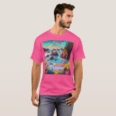 Rocky-Oregon-Küste T-Shirt (Vorne ganz)