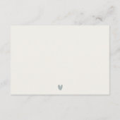 Rocky Pine Mountain Seascape Hochzeit QR Code UAWG Begleitkarte (Rückseite)