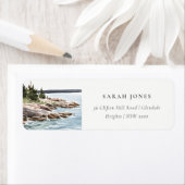 Rocky Pine Mountain Wassercolor Seascape Adresse (Insitu)