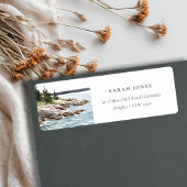 Rocky Pine Mountain Wassercolor Seascape Adresse