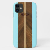 Rocky Point Hawaiian Imitats Surfboard Case-Mate iPhone Hülle (Rückseite)