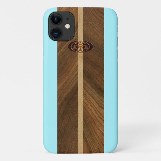 Rocky Point Hawaiian Imitats Surfboard Case-Mate iPhone Hülle (Rückseite)