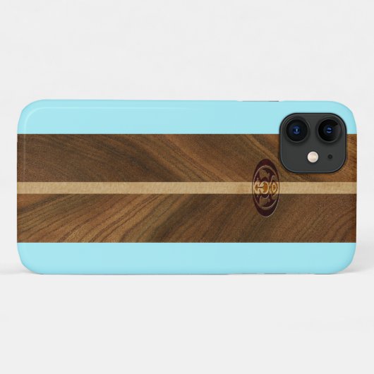 Rocky Point Hawaiian Imitats Surfboard Case-Mate iPhone Hülle (Rückseite (Horizontal))