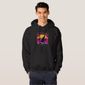 Rocky Point Retro 80s Style Souvenir Beach Hoodie (Vorne ganz)