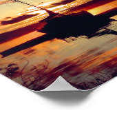 Rocky Point Sunset Poster (Ecke)