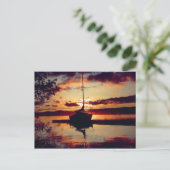 Rocky Point Sunset Postkarte (Stehend Vorderseite)