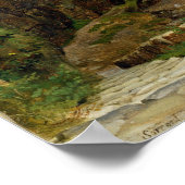 Rocky Ravine in Sorrento, 1823 Poster (Ecke)