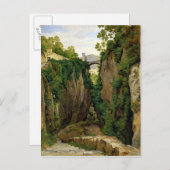 Rocky Ravine in Sorrento, 1823 Postkarte (Vorne/Hinten)