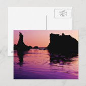 Rocky Reflections - Bandon, Oregon Postkarte (Vorne/Hinten)