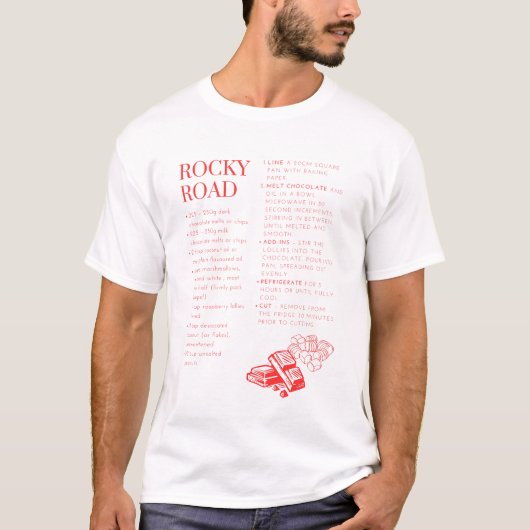 Rocky Road Reecipe T-Shirt (Vorderseite)