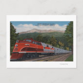 Rocky Rocket (Zug), Pikes Peak, Colorado Postkarte (Vorderseite)