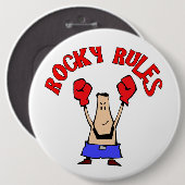 Rocky Rules, Boxer Button (Vorne & Hinten)