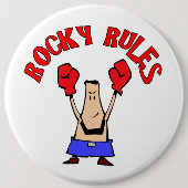 Rocky Rules, Boxer Button (Vorderseite)