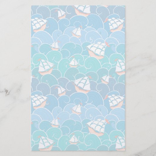 Rocky Sea Pattern Briefpapier (Vorderseite)
