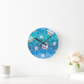 Rocky Sea Pattern Runde Wanduhr (Zuhause)