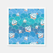 Rocky Sea Pattern Serviette (Vorderseite)