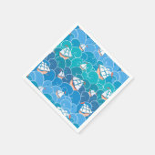 Rocky Sea Pattern Serviette (Ecke)