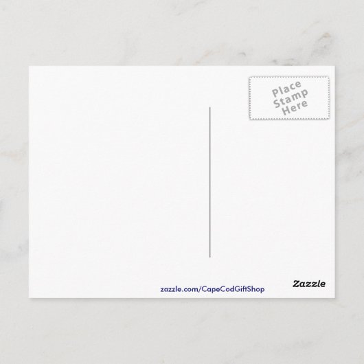 Rocky Seashore Postcard Postkarte (Rückseite)