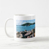 Rocky Shore St. Thomas Kaffeetasse (Links)