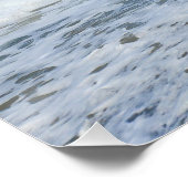 Rocky-shore-Wellen Poster (Ecke)