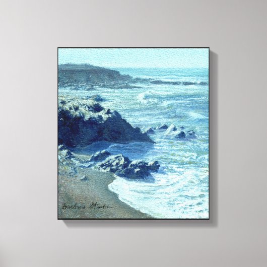 "Rocky Shoreline" Galerie Umhüllte Canvas Print Leinwanddruck (Vorderseite)