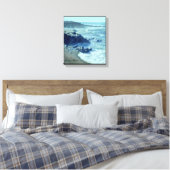 "Rocky Shoreline" Galerie Umhüllte Canvas Print Leinwanddruck (Insitu (Schlafzimmer))