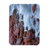 Rocky Shoreline with water, Kanada Magnet (Vertikal)