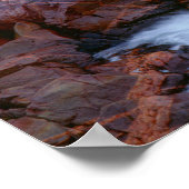 Rocky Shoreline with water, Kanada Poster (Ecke)