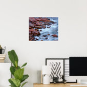 Rocky Shoreline with water, Kanada Poster (Heimbüro)