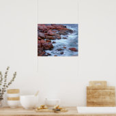 Rocky Shoreline with water, Kanada Poster (Küche)