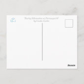 Rocky Silhouetten in Perranporth Postkarte (Rückseite)