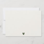 Rocky Snow Mountain Wasserfarbenwelt Hochzeit Einladung (Rückseite)